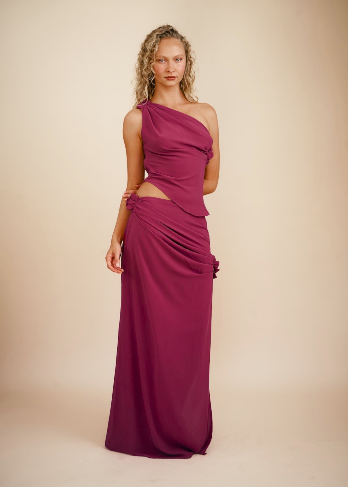 LOLA SKIRT MERLOT