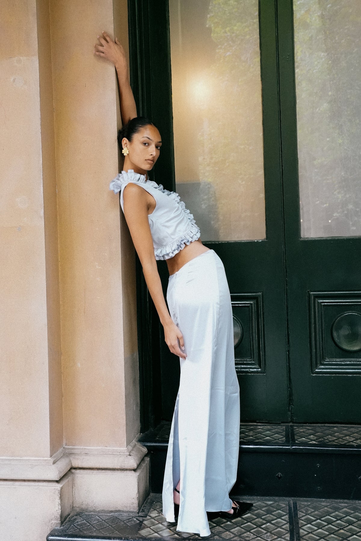 THEA SKIRT SILVER