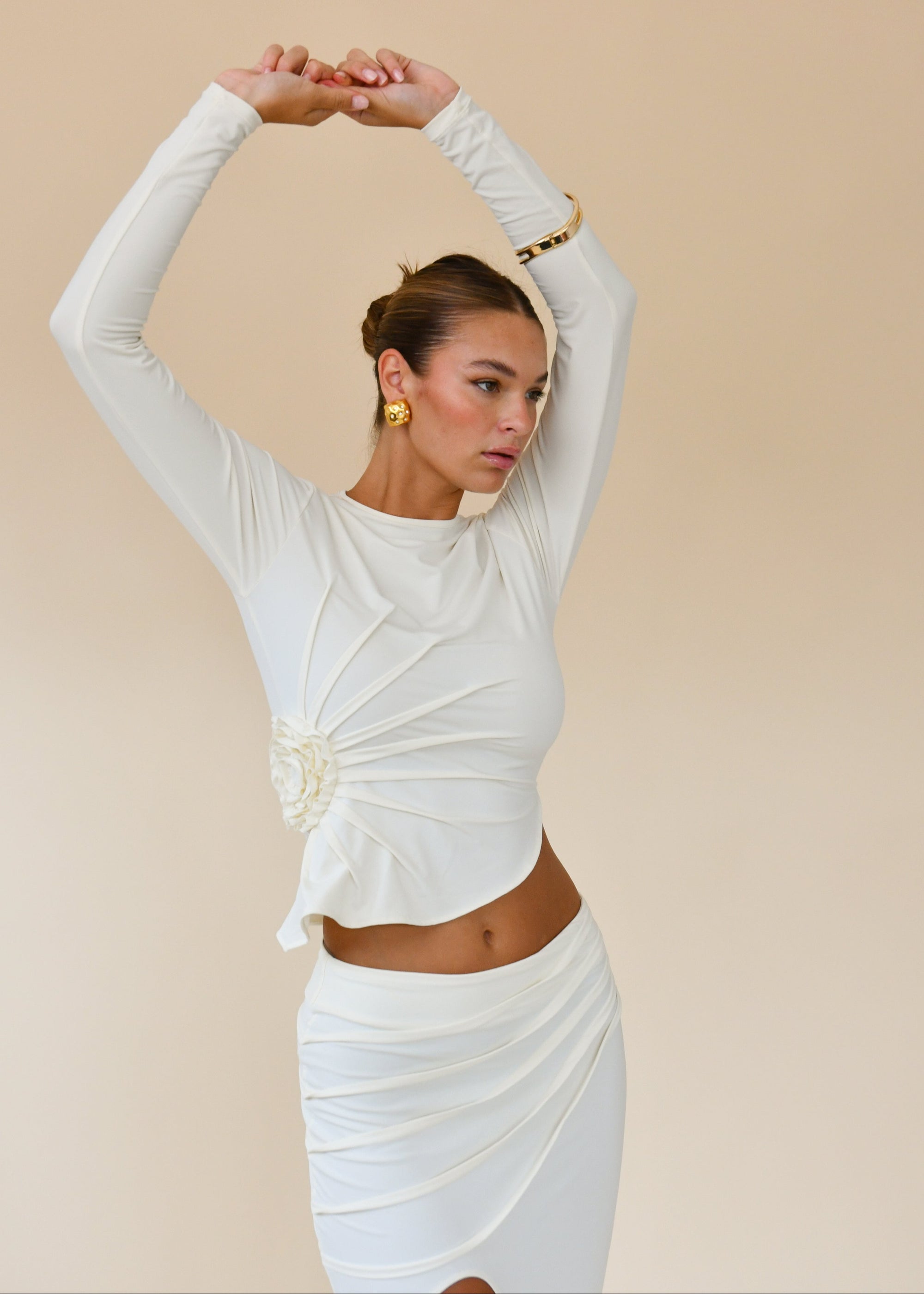 high neck top