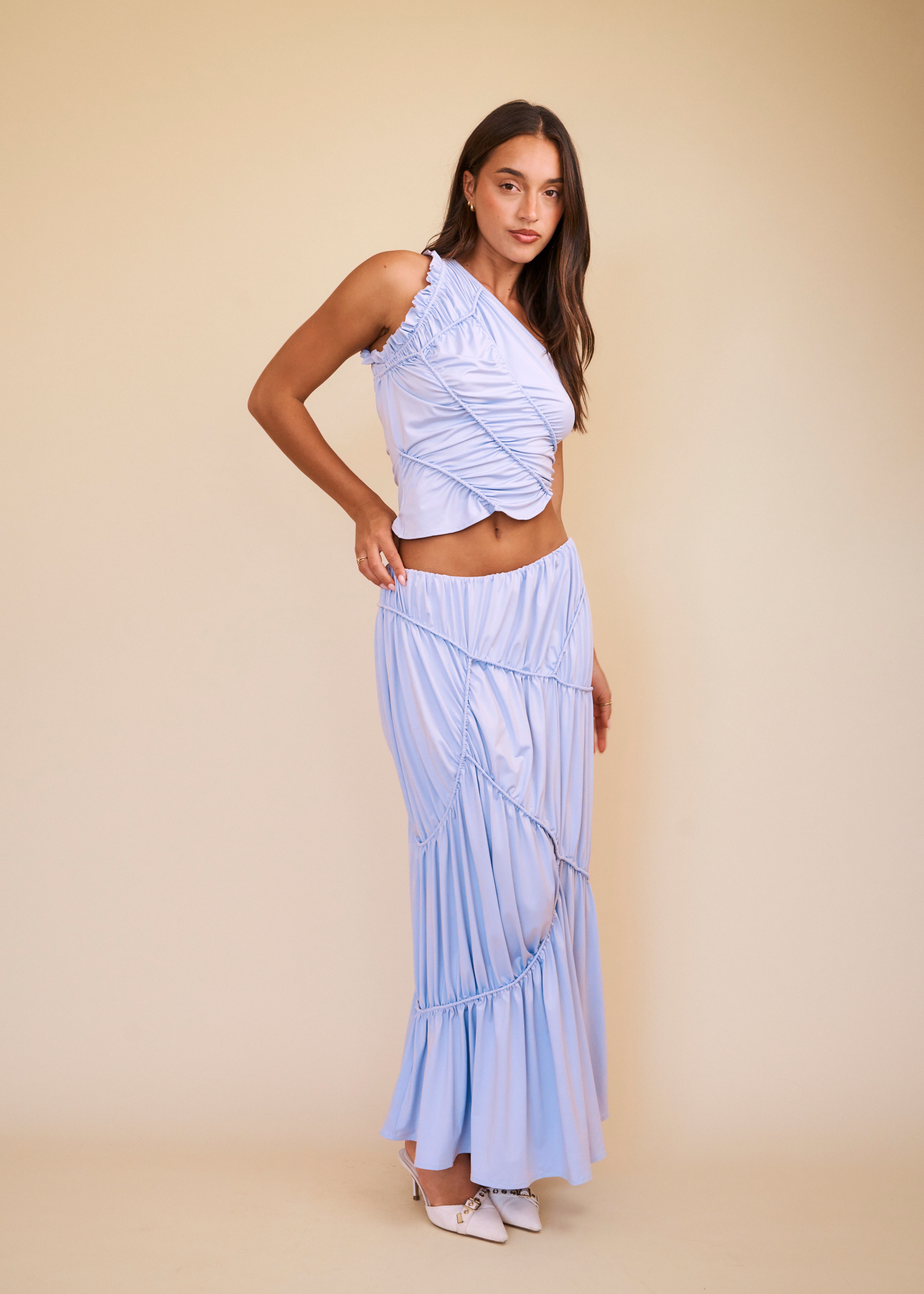 Lilac summer event outfit